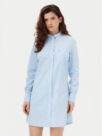 Tommy Jeans Сукня-сорочка DW0DW20334 Голубий Regular Fit Tommy Jeans Сукня-сорочка DW0DW20334 Голубий Regular Fit