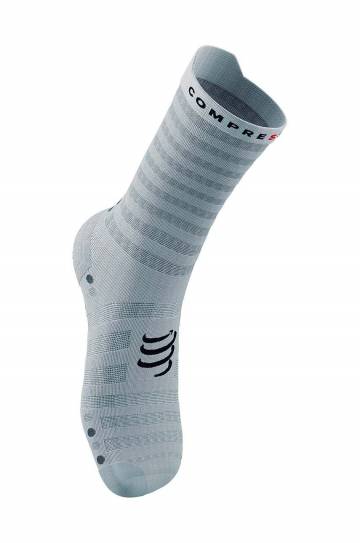 Носки Compressport Pro Racing Socks v4.0 Ultralight Run High - White/Alloy XU00050B Носки Compressport Pro Racing Socks v4.0 Ultralight Run High - White/Alloy XU00050B