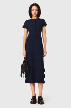Женское темно-синее платье Синий 36 MAJE MFPRO04588_Navy
