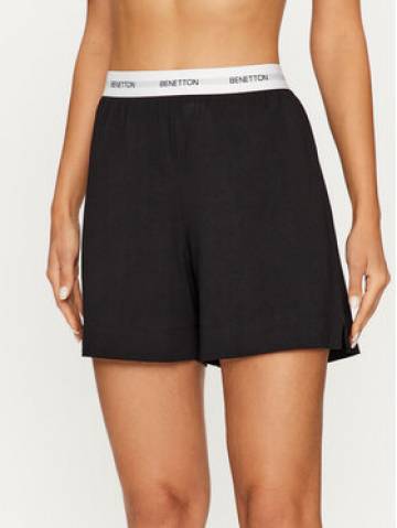 United Colors Of Benetton Піжамні шорти 30963900F Чорний Regular Fit United Colors Of Benetton Піжамні шорти 30963900F Чорний Regular Fit
