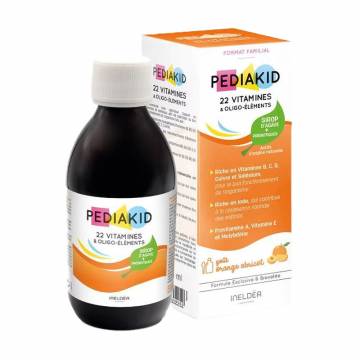 Мультивитамины и минералы для детей Pediakid 22 Vitamines & Oligo-Elements, в сиропе, 250 мл Мультивитамины и минералы для детей Pediakid 22 Vitamines & Oligo-Elements, в сиропе, 250 мл
