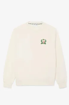 Мужской бежевый свитшот Бежевый S Lacoste SH0028XFJ