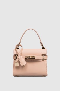 Бежевая кожаная сумка Ruga