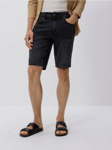 Reserved - Джинсові шорти slim fit - сірий - 6114L-90J Reserved - Джинсові шорти slim fit - сірий - 6114L-90J