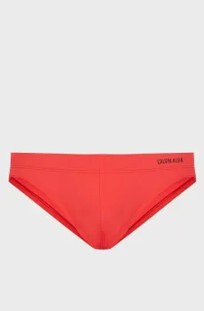 Мужские красные брифы Fashion Brief Красный S Calvin Klein KM0KM00583
