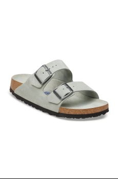 Замшевые шлепанцы Birkenstock Arizona