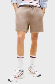 Мужские бежевые шорты FLAG BEACH Бежевый L Tommy Jeans DM0DM21931