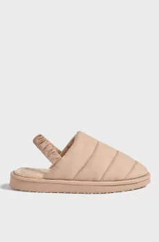 Женские бежевые тапочки LOLA Бежевый 36-37 Etam 6549030
