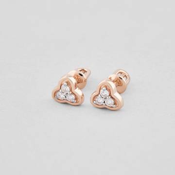 Золотые серьги Minimal с684к-бр-ч Золотые серьги Minimal с684к-бр-ч