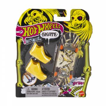 Игровой набор Hot Wheels Скейт и обувь для пальчиков, Rad-Iant Bones, желтый, от 5 лет (HPG21) Игровой набор Hot Wheels Скейт и обувь для пальчиков, Rad-Iant Bones, желтый, от 5 лет (HPG21)