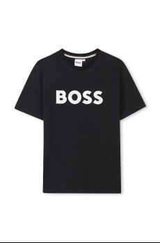 Детская хлопковая футболка BOSS