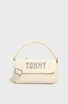 Женская белая сумка EVERYWHERE FLAP CROSSOVER Белый ONESIZE Tommy Jeans AW0AW17391