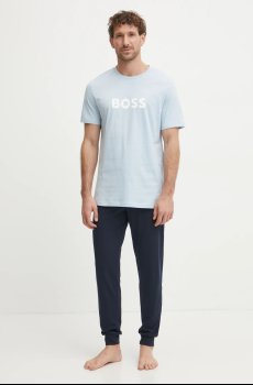 Хлопковая футболка BOSS