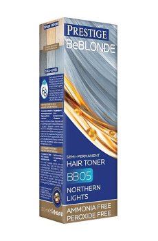 Безаммиачный оттеночный бальзам для волос Vips Prestige BeBlond Semi-Permanent Hair Toner BB05 Northern Lights, 100 мл