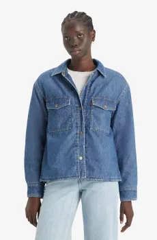 Женская синяя джинсовая куртка Синий S Levi’s® A7185;0000