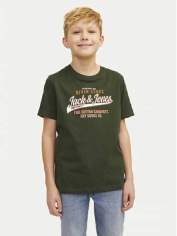 Jack&Jones Junior Футболка Logo 12258876 Зелений Regular Fit Jack&Jones Junior Футболка Logo 12258876 Зелений Regular Fit