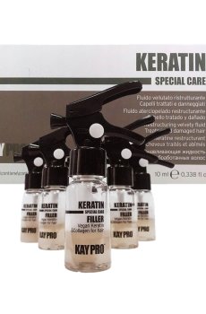 Уценка! Лосьон-филлер для волос KayPro Special Care Keratin Filler с кератином, 12*10 мл