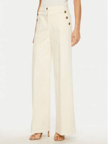 Luisa Spagnoli Джинси Aceto 541773 Écru Wide Leg Luisa Spagnoli Джинси Aceto 541773 Écru Wide Leg