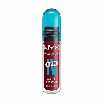 Блеск-тинт для губ NYX Professional Makeup Lip I.V. Hydrating Lip Gloss Stain 08 Drippin In Rose, 5 мл Блеск-тинт для губ NYX Professional Makeup Lip I.V. Hydrating Lip Gloss Stain 08 Drippin In Rose, 5 мл