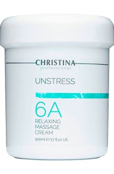 Расслабляющий массажный крем для лица Christina Unstress 6А Relaxing Massage Сream, 500 мл