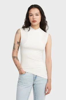 Женский белый топ 2nd skin mock Белый S G-Star RAW D29092,E299