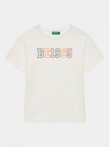 United Colors Of Benetton Футболка 3I1XC10D6 Білий Regular Fit United Colors Of Benetton Футболка 3I1XC10D6 Білий Regular Fit