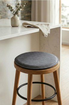 Подушка на стілець - темно-сірий