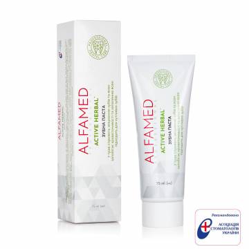 Зубная паста Alfamed Professional Activе Herbal, 75 мл