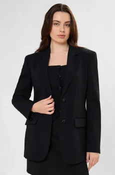 Женский черный жакет Черный 38 HUGO 50554471;001