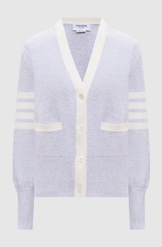 Серый кардиган