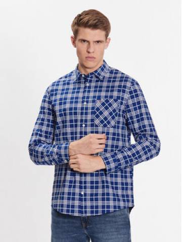 Tommy Jeans Сорочка Small Check DM0DM16608 Cиній Classic Fit Tommy Jeans Сорочка Small Check DM0DM16608 Cиній Classic Fit