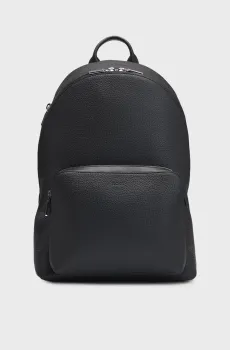 Мужской черный кожаный рюкзак Черный ONESIZE BOSS 50536142;001
