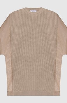 Бежевая футболка