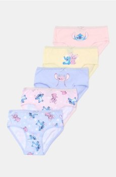 Бавовняні трусики, 5 пари Stitch - різнобарвний