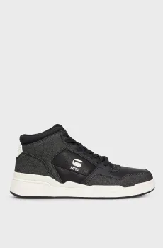 Мужские черные хайтопы Attacc Cup Mid M Черный 40 G-Star RAW D25769,01