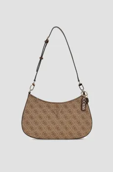 Женская бежевая сумка с узором Бежевый ONESIZE Guess HWBG96.72180;LGW