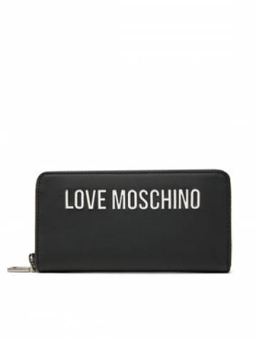 LOVE MOSCHINO Великий жіночий гаманець JC5611PP1MKD000B Чорний LOVE MOSCHINO Великий жіночий гаманець JC5611PP1MKD000B Чорний