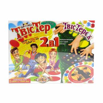 Развлекательная игра Danko Toys Grand Твистер и Твистерок 2 в 1, от 3 лет (TWTK) Развлекательная игра Danko Toys Grand Твистер и Твистерок 2 в 1, от 3 лет (TWTK)