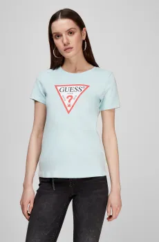 Женская мятная футболка Ментоловый L Guess W1YI1B.I3Z11;G7GP