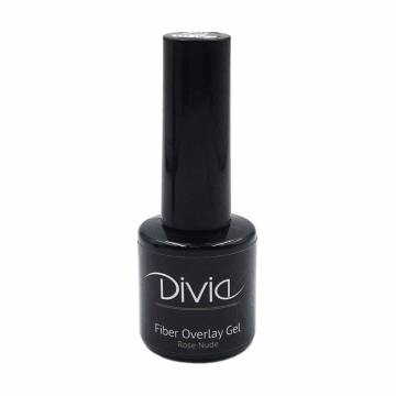 Файбер база для гель-лака Divia Fiber Overlay Gel Di1004, с армирующими волокнами, FO06 Rose Nude с шиммером, 8 мл Файбер база для гель-лака Divia Fiber Overlay Gel Di1004, с армирующими волокнами, FO06 Rose Nude с шиммером, 8 мл