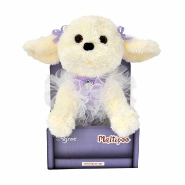 Детская мягкая игрушка Tigres Собачка Мальтипу Дейзи, от 3 лет (СО-0117) Детская мягкая игрушка Tigres Собачка Мальтипу Дейзи, от 3 лет (СО-0117)