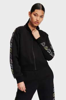 Женская черная спортивная кофта IKONIK 2.0 Черный S Karl Lagerfeld 241W1802