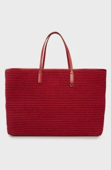 Женская бордовая сумка TH х SRG Бордовый ONESIZE Tommy Hilfiger AW0AW17442