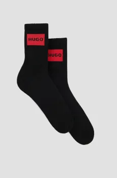 Женские черные носки (2 пары) Черный 35-38 HUGO 50510661;001