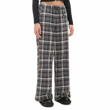 Cropp - Штани в клітку - темно-сірий Cropp - Штани в клітку - темно-сірий