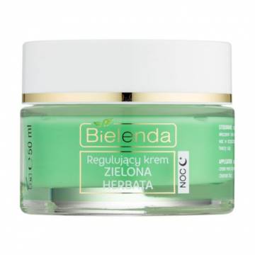Ночной регулирующий крем для лица Bielenda Green Tea Regulating Night Face Cream Combination Skin Зеленый чай, 50 мл Ночной регулирующий крем для лица Bielenda Green Tea Regulating Night Face Cream Combination Skin Зеленый чай, 50 мл