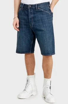 Мужские темно-синие джинсовые шорты Синий 30 G-Star RAW D24443,D577