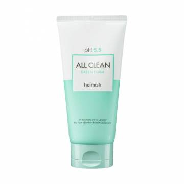 Очищающая пенка для умывания Heimish All Clean Green Foam pH 5.5, 150 мл Очищающая пенка для умывания Heimish All Clean Green Foam pH 5.5, 150 мл