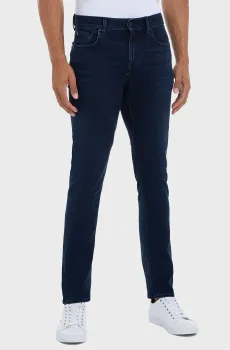 Мужские темно-синие джинсы STRAIGHT DENTON SSTR KIT BLUEBLK Синий 32-32 Tommy Hilfiger MW0MW35728