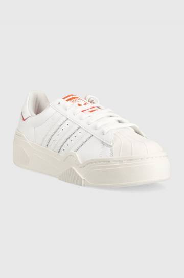 Кожаные кроссовки adidas Originals Superstar Bonega 2B цвет белый Кожаные кроссовки adidas Originals Superstar Bonega 2B цвет белый